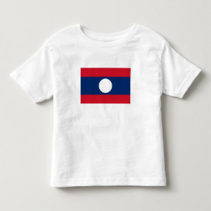 T-shirt Pour Les Tous Petits Drapeau du Laos