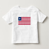 T-shirt Pour Les Tous Petits Drapeau du Libéria (Devant)
