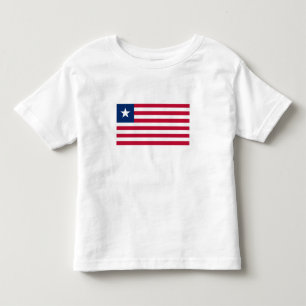 T-shirt Pour Les Tous Petits Drapeau du Libéria