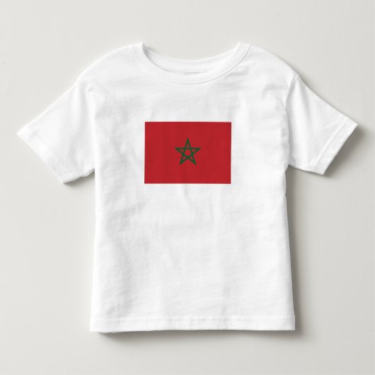 T-shirt Pour Les Tous Petits Drapeau du Maroc (Devant)