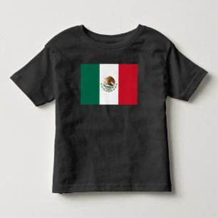 T-shirt Pour Les Tous Petits Drapeau du Mexique, Drapeau de la République mexic
