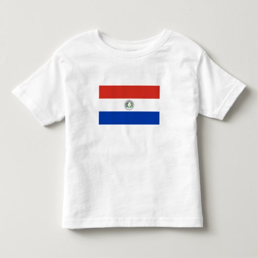 T-shirt Pour Les Tous Petits Drapeau du Paraguay (Devant)