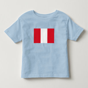 T-shirt Pour Les Tous Petits Drapeau du Pérou