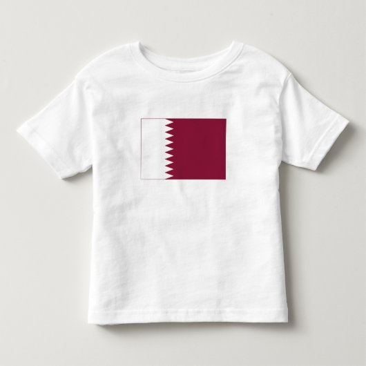 T-shirt Pour Les Tous Petits Drapeau du Qatar (Devant)