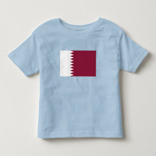 T-shirt Pour Les Tous Petits Drapeau du Qatar