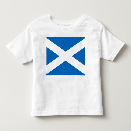 T-shirt Pour Les Tous Petits Drapeau écossais de la Croix de Saint-André (Devant)