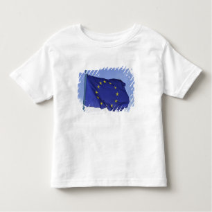 T-shirt Pour Les Tous Petits Drapeau européen RF)