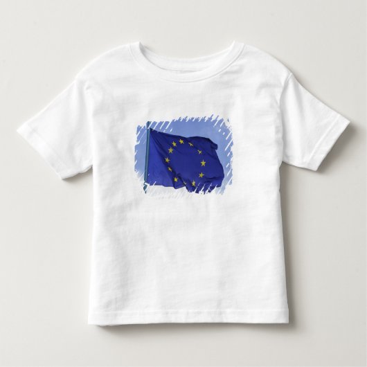 T-shirt Pour Les Tous Petits Drapeau européen RF) (Devant)