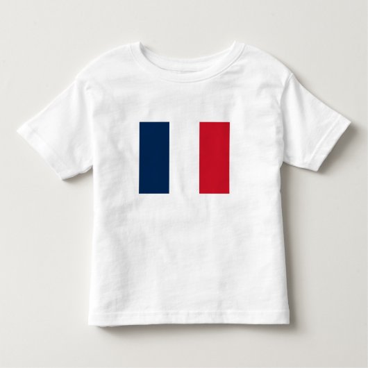 T-shirt Pour Les Tous Petits Drapeau français (Devant)