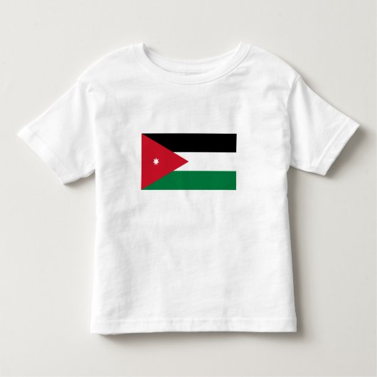 T-shirt Pour Les Tous Petits Drapeau Jordanie (Devant)