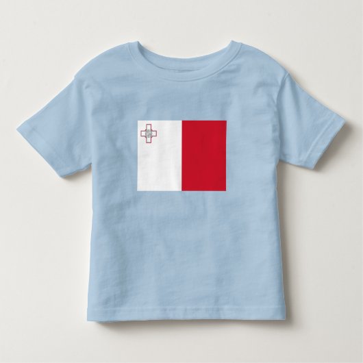 T-shirt Pour Les Tous Petits Drapeau Malte (Devant)