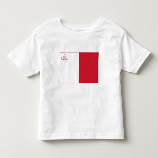 T-shirt Pour Les Tous Petits Drapeau Malte (Devant)