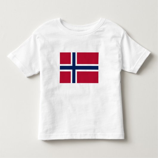 T-shirt Pour Les Tous Petits Drapeau norvégien (Devant)