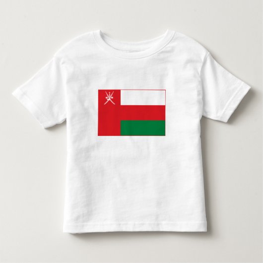 T-shirt Pour Les Tous Petits Drapeau Oman (Devant)