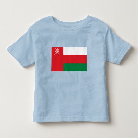 T-shirt Pour Les Tous Petits Drapeau Oman (Devant)