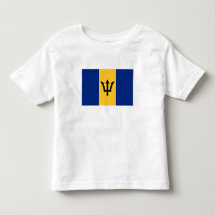 T-shirt Pour Les Tous Petits Drapeau patriotique de la Barbade