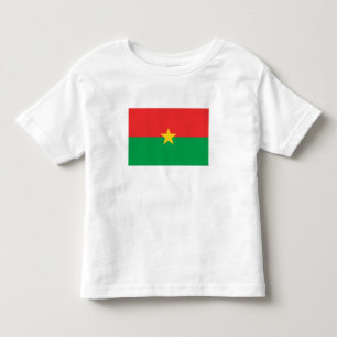 T-shirt Pour Les Tous Petits Drapeau patriotique du Burkina Faso