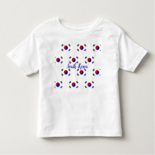 T-shirt Pour Les Tous Petits Drapeau sud-coréen