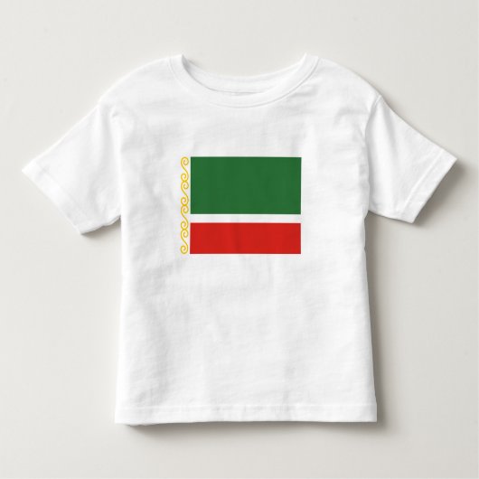 T-shirt Pour Les Tous Petits Drapeau tchétchène (Devant)