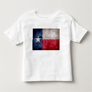 T-shirt Pour Les Tous Petits Drapeau vintage patiné d'état du Texas