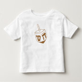 T-shirt Pour Les Tous Petits Dreidel (Devant)