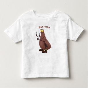 T-shirt Pour Les Tous Petits Drôle affamé pulette affamée dessin animé