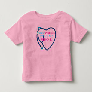 T-shirt Pour Les Tous Petits Drôle "Oublie la princesse, je veux être une infir