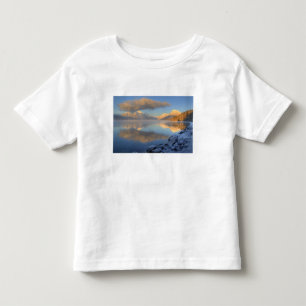 T-shirt Pour Les Tous Petits Du brouillard s'élève du lac McDonald par un grand