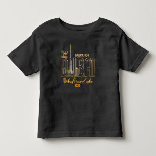 T-shirt Pour Les Tous Petits Dubaï Vacances Capturez la magie de votre aventure