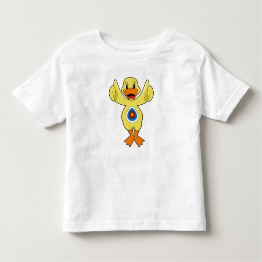 T-shirt Pour Les Tous Petits Duck Darts Bullseye (Devant)