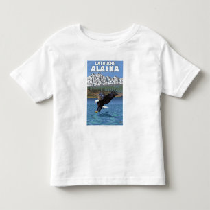 T-shirt Pour Les Tous Petits Eagle chauve plongeant - Latouche, Alaska