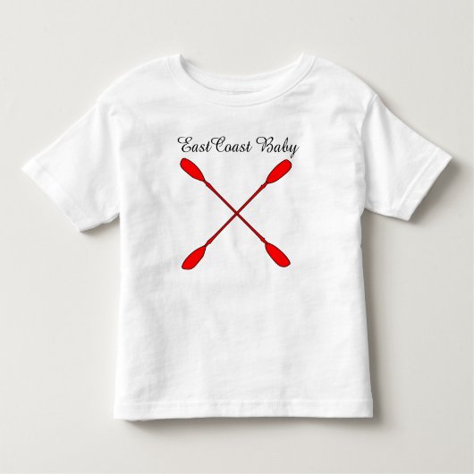 T-shirt Pour Les Tous Petits East Coast Baby kayak baby tee (Devant)