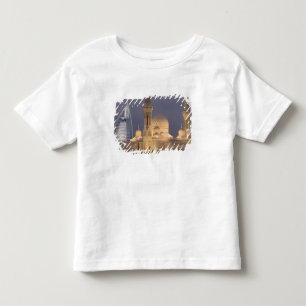 T-shirt Pour Les Tous Petits EAU, Dubaï. Mosquée au crépuscule avec Burj al Ara