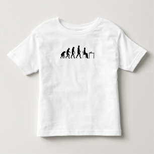 T-shirt Pour Les Tous Petits Échecs - Évolution du joueur d'échecs