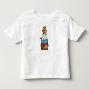 T-shirt Pour Les Tous Petits Échecs King Chess