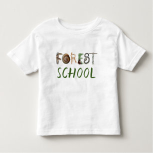 T-shirt Pour Les Tous Petits École forestière