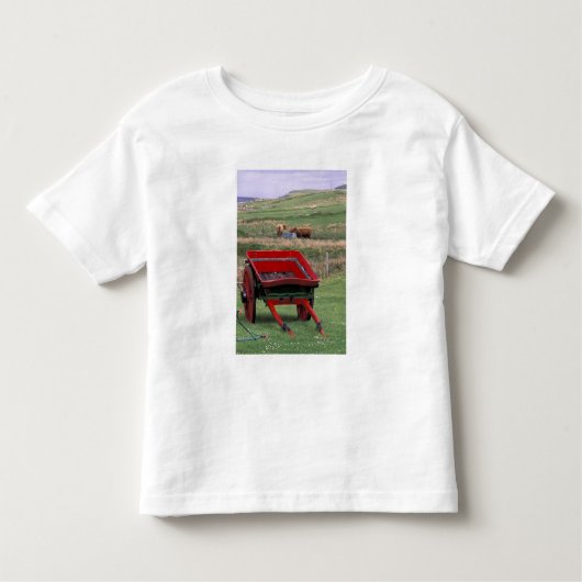 T-shirt Pour Les Tous Petits Ecosse, île de Skye, Kilmuir. Animaux de ferme (Devant)