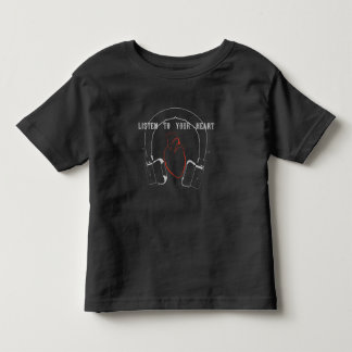T-shirt Pour Les Tous Petits Écoutez votre cœur