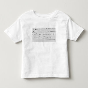 T-shirt Pour Les Tous Petits Écriture et signature