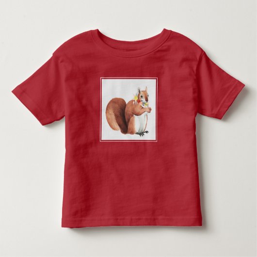T-shirt Pour Les Tous Petits Écureuil forestier (Devant)