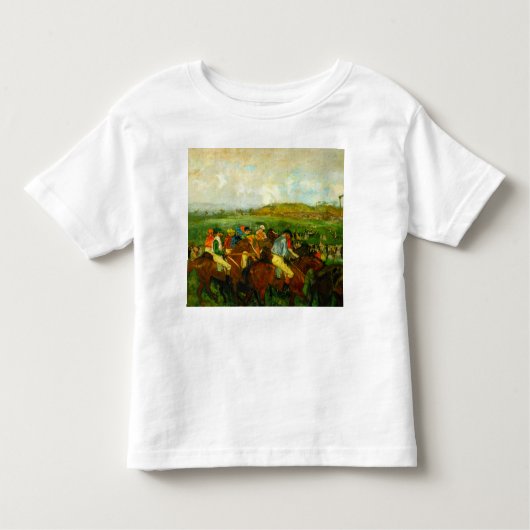 T-shirt Pour Les Tous Petits Edgar Degas Équitation (Devant)