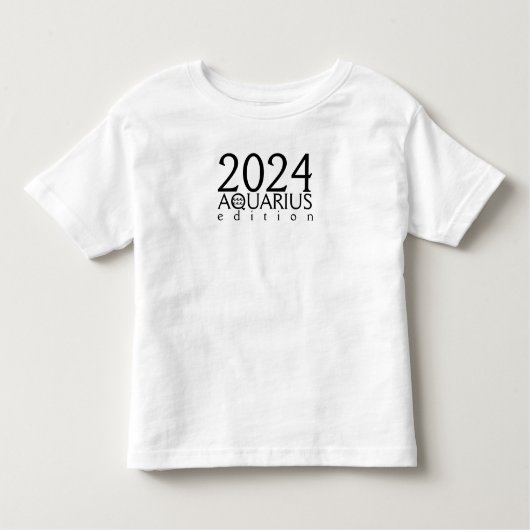 T-shirt Pour Les Tous Petits Edition Aquarius 2024 avec symbole (Devant)