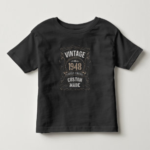 T-shirt Pour Les Tous Petits Édition limitée vintage 1948 Fabriqué sur mesure