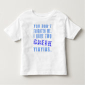 T-shirt Pour Les Tous Petits Effraie-moi les Yiayias grecs (Devant)