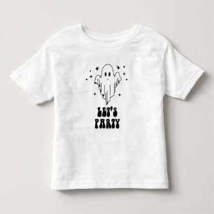 T-shirt Pour Les Tous Petits Éffrayant Halloween Faisons la fête aux enfants