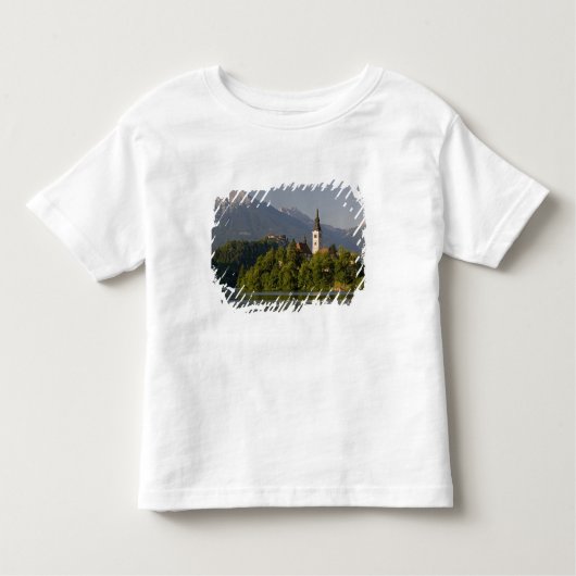 T-shirt Pour Les Tous Petits Église de l'Assomption sur l'île du lac (Devant)