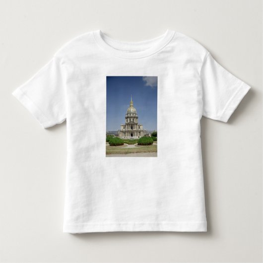 T-shirt Pour Les Tous Petits Église de l'Invalides, construite 1679-1708 (Devant)