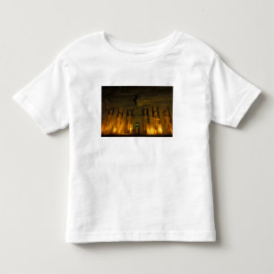 T-shirt Pour Les Tous Petits Égypte, Abu Simbel, Façade éclairée du petit