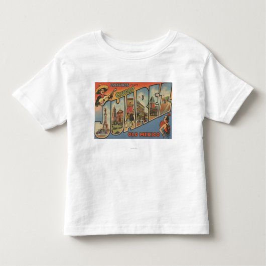 T-shirt Pour Les Tous Petits El Paso, le Texas - Ciudad Juarez (Devant)