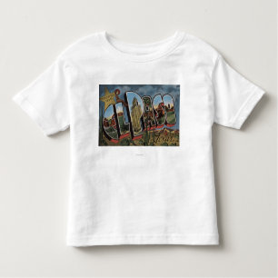 T-shirt Pour Les Tous Petits El Paso, le Texas - grandes scènes de lettre